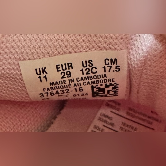 Puma Kids Light Pink Sneakers - Picture 9 of 9